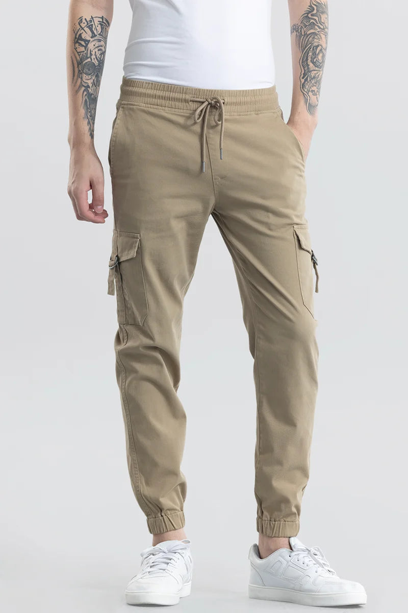 Noemi Khaki Cargo Pant