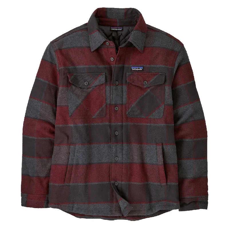 Patagonia Lightweight Insulated Fjord Flannel Shirt William / Ink Black