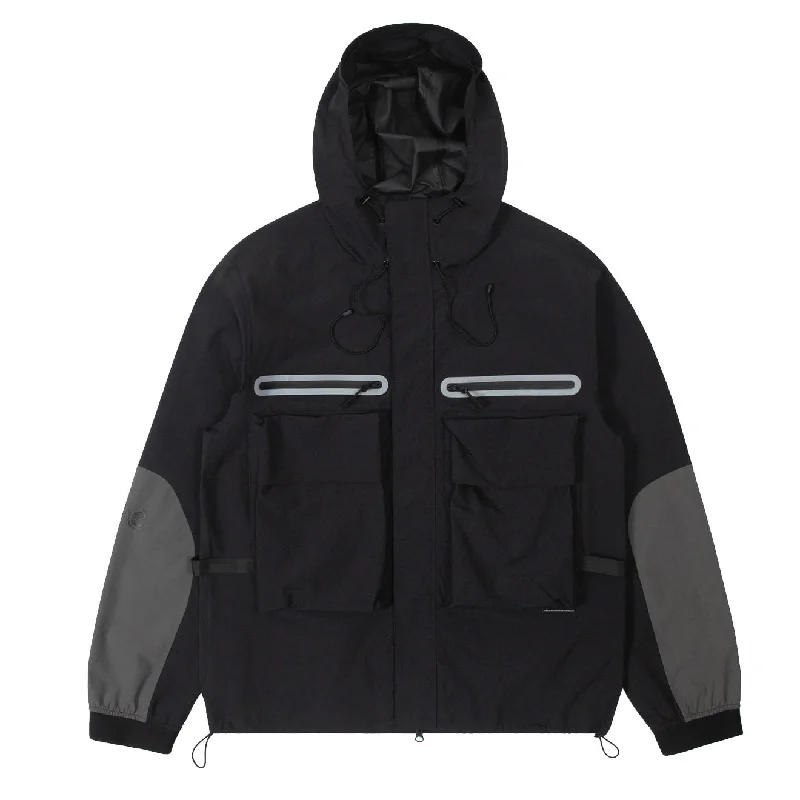 Purple Mountain Observatory Climate Hooded Jacket Black