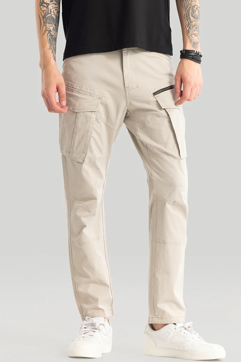 Tyke Pro Beige Cargo Pant