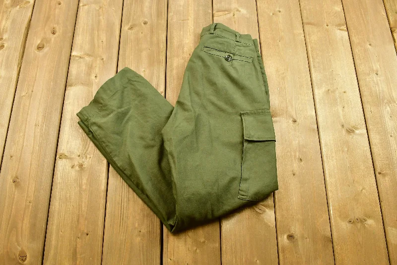 Vintage 1982 German Military Cargo Pocket Pants Size 74 x 85