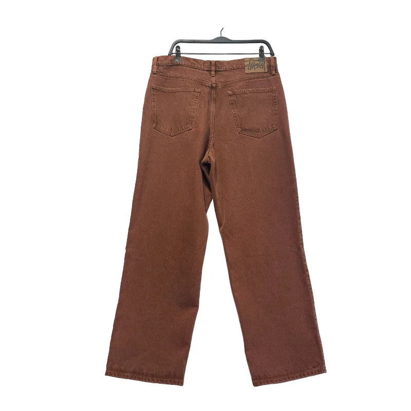 Classic Tailored Look STUSSY/Pants/32/Cotton/ORN/Rusted "BigOl"