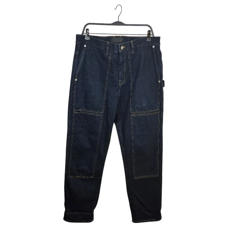 Cozy Chic Look Helmut Lang/Straight Pants/34/Denim/NVY/paneled taper work jeans