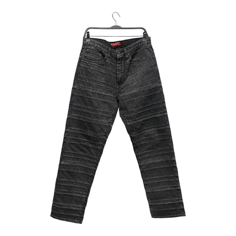 Simplistic Basics Supreme/Pants/30/Denim/BLK/LAYERED DENIM JEANS