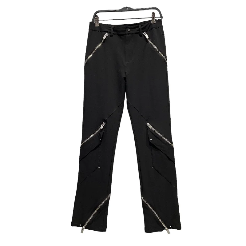 Urban Essentials HELIOT EMIL/Straight Pants/46/Nylon/BLK/ZIPPER PANT