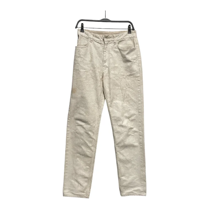 Fashionable Casualwear GIVENCHY/Skinny Pants/30/Cotton/WHT/PAINT JEANS