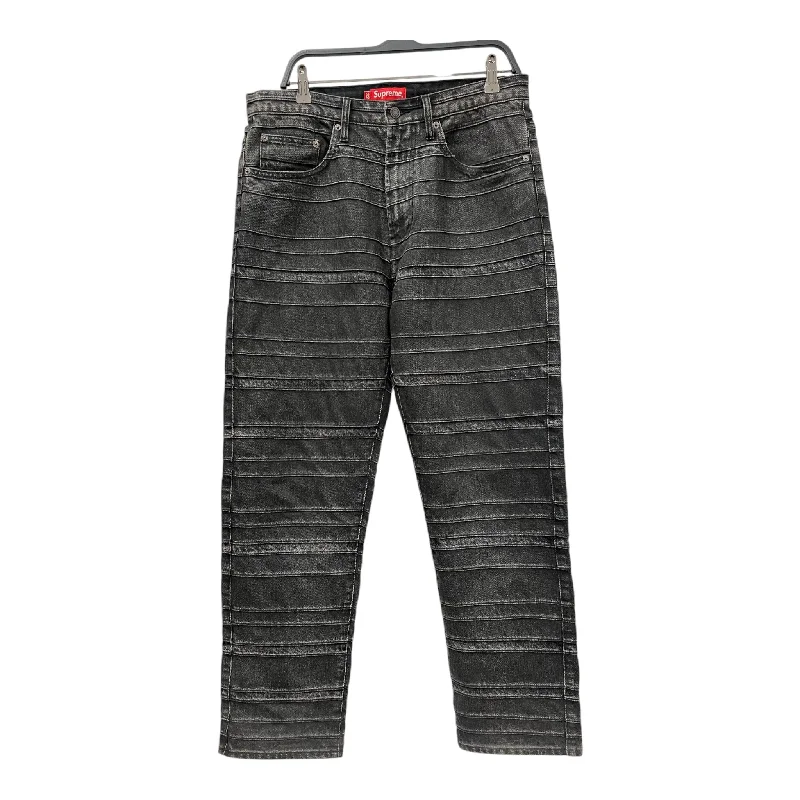 Fashionable Fit Supreme/Straight Pants/32/Denim/BLK/