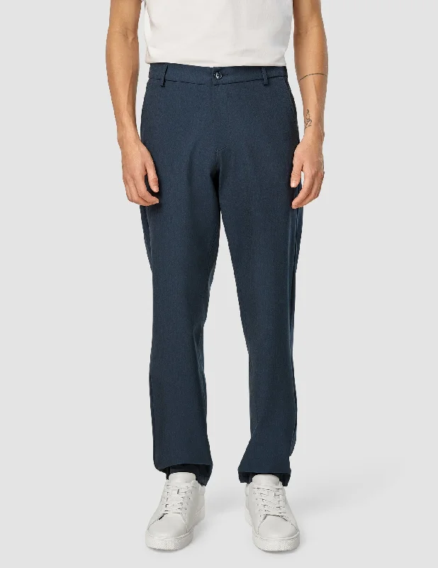 Sporty Modern Essential Pants Relaxed Fit Navy Melange