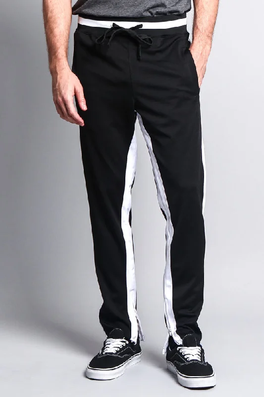 Soft Weekend Look Men's Slim Fit Dual Stripe Track Pants