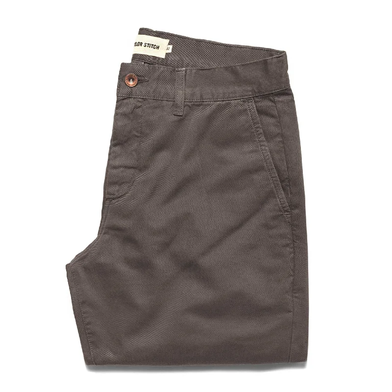 Sporty Fitwear The Democratic Chino in Organic Ash