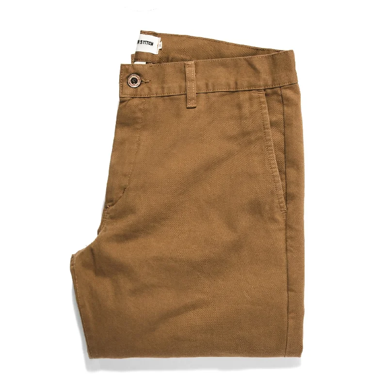 Monochrome Fit The Slim Chino in Organic British Khaki